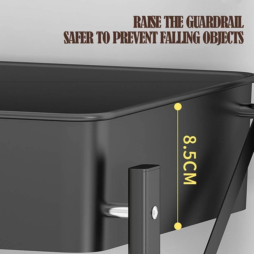 3 Tier Flexible Food Trolley, Home Snack Vegetables Storage Rack with Wheels, Multifunctional 3 Tier Storage Cart, Folding Kitchen Shelves, Plastic & Stainless Steel Storage Cart 3 Tier Flexible Food Trolley, Home Snack Vegetables Storage Rack with Wheels, Multifunctional 3 Tier Storage Cart, Folding Kitchen Shelves, Plastic & Stainless Steel Storage Cart